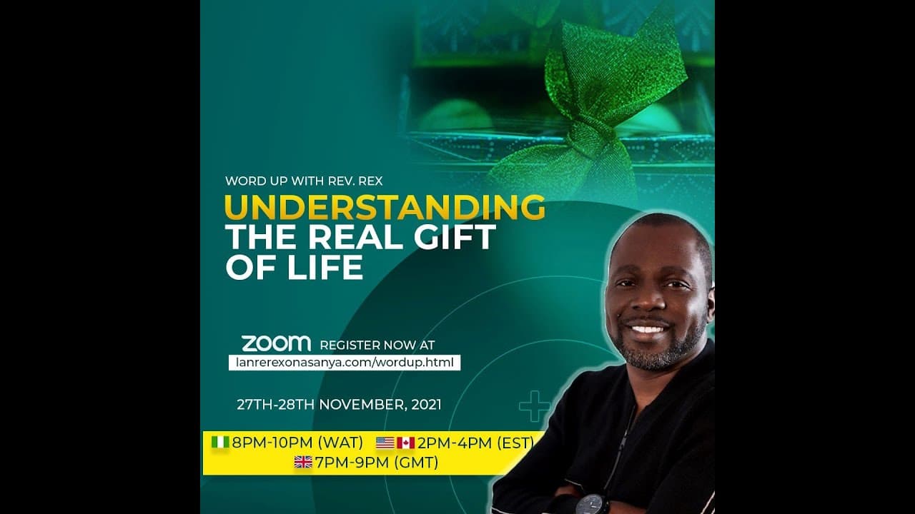 The Real Gift Of Life - Invite