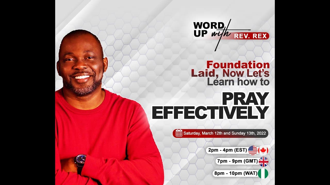 Spiritual Alertness In And Through Prayer - Part 2 | Word Up |