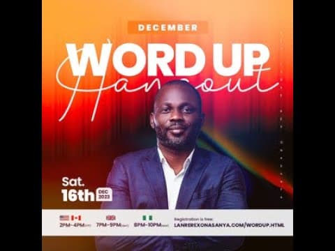 2024 - Serving At A Greater Level | Word Up
